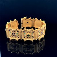 Bracciale Cianfrone Gioielli Donna in Oro Smeraldo 0.80 Ct BROR-51-198 - BROR-51-198